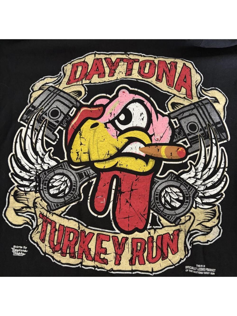 Daytona Men's Black and Multi Shirt
